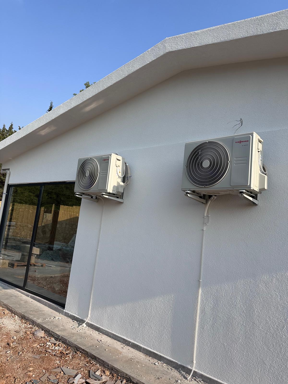 Fethiye'de Viessmann klima dış ünite montajı